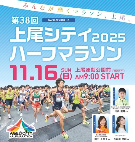38th Ageo City Half Marathon 2025