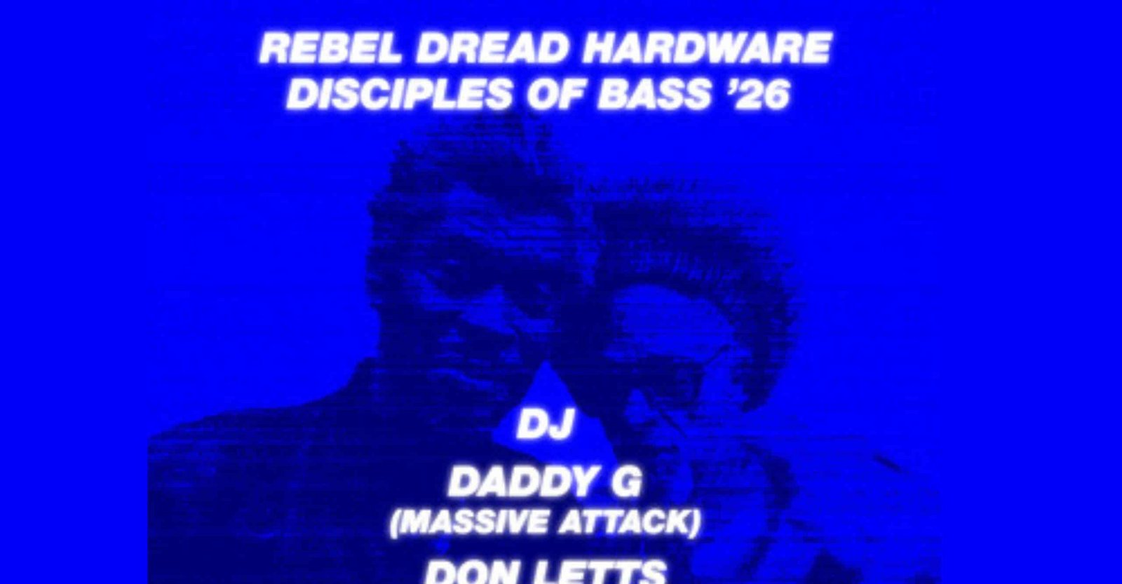 Rebel Dread Hardware Disciples of Bass Tour 2026 | Tokyo & Nagoya Ticket