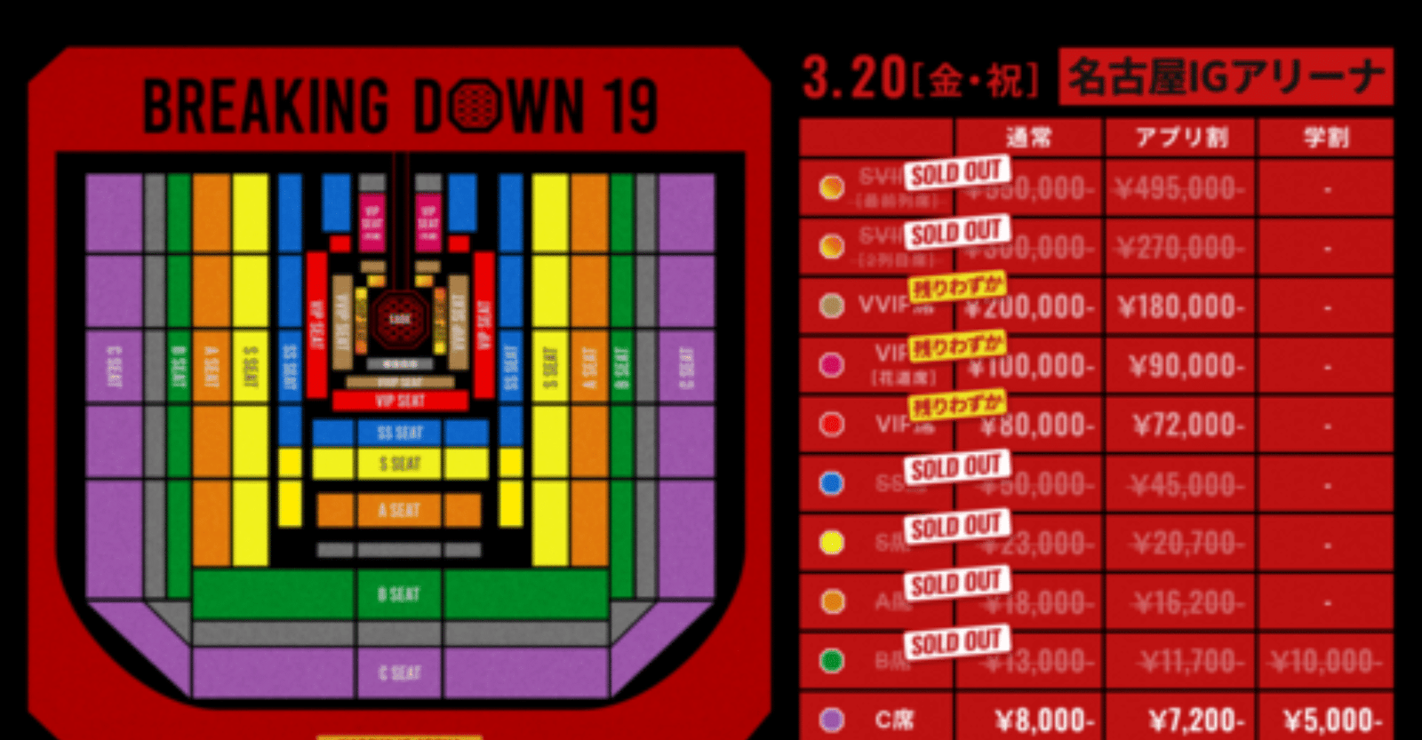 Breaking Down19 Arena Aichi in Japan Reseller Ticket