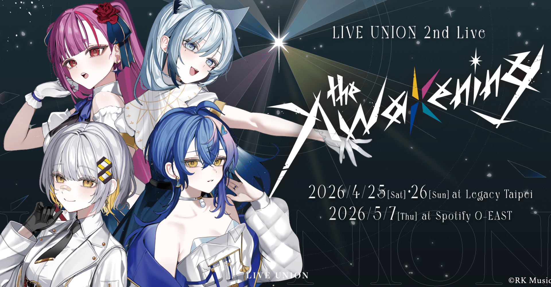 LIVE UNION 2nd Live “The Awakening” 2026 Ticket