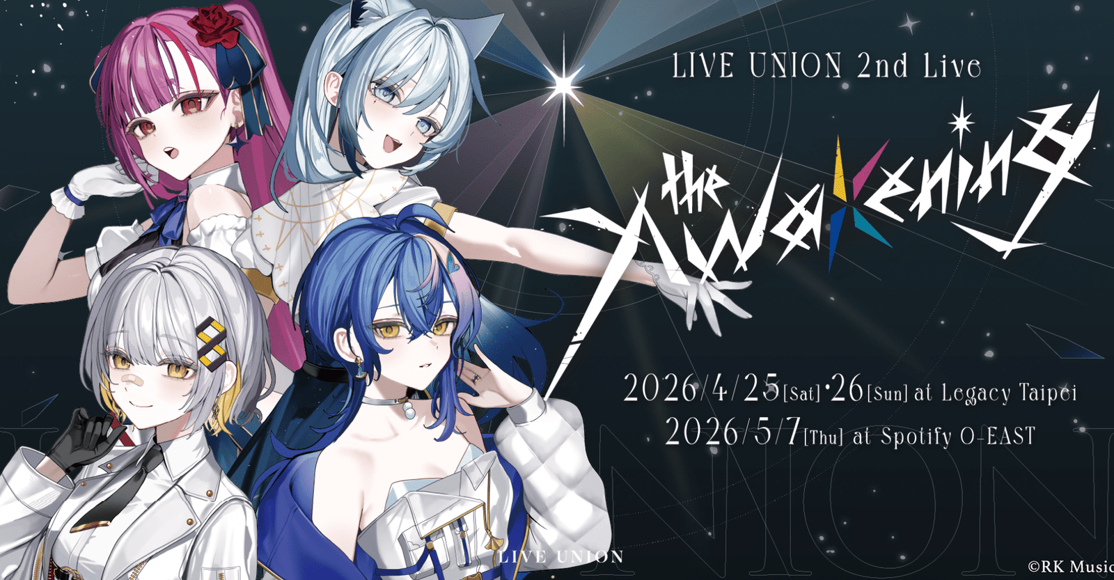LIVE UNION 2nd Live “The Awakening” 2026 Ticket