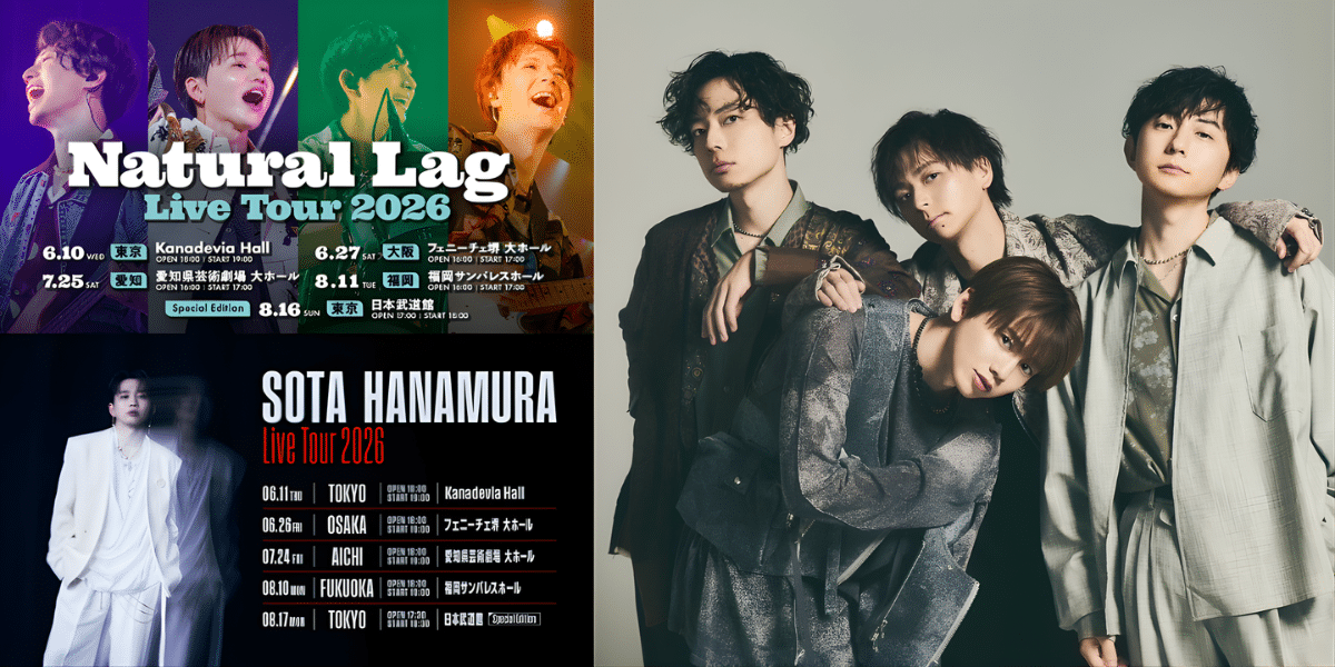Natural Lag & Sota Hanamura Live Tour 2026 Japan Ticket
