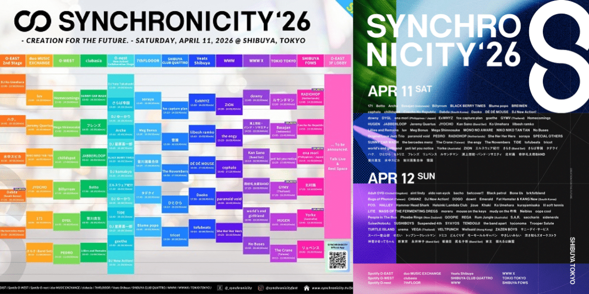 SYNCHRONICITY'26 i Japan-billett