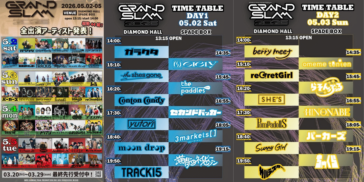 GRAND SLAM 2026 Japan Ticket